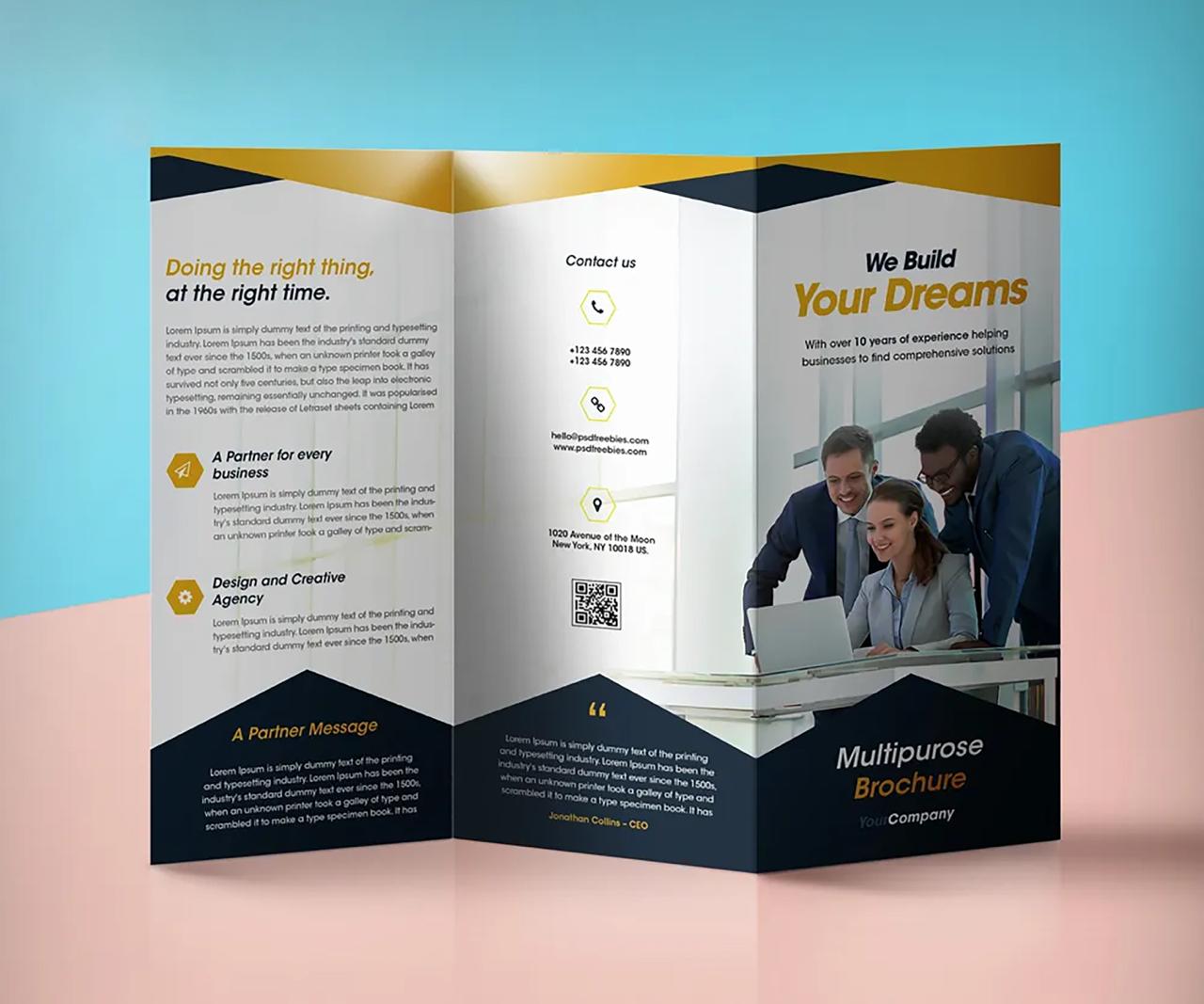 Corporate Tri-Fold Brochure
